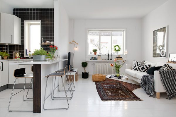 Cách trang trí phòng khách nhỏ 10m2 18 nội thất phòng khách kết hợp phòng ăn 10m2